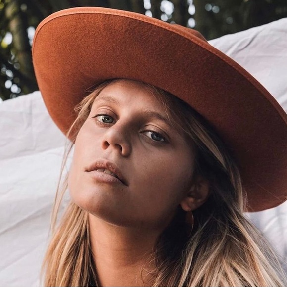 FALLEN BROKEN STREET DESPERADO WIDE BURNT ORANGE HAT gig pip, lack of colors - Picture 8 of 13